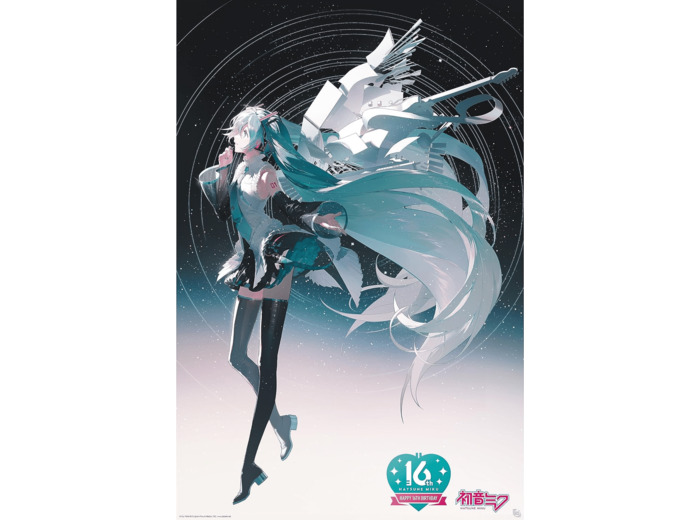 HATSUNE MIKU - Poster Maxi - Joyeux 16 ème anniversaire Miku (91.5 x 61 cm)