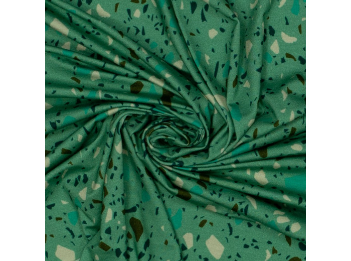 Sélection Coup de coudre - Tissu Jersey de Bambou "Sarah" Vert Menthe