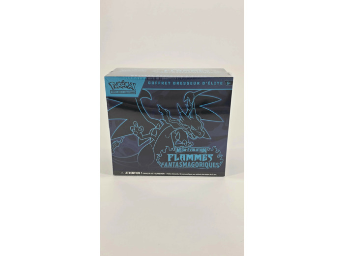 Coffret Dresseur D'élite Pokémon ETB Flammes Fantasmagoriques ME2 Méga-Evolution