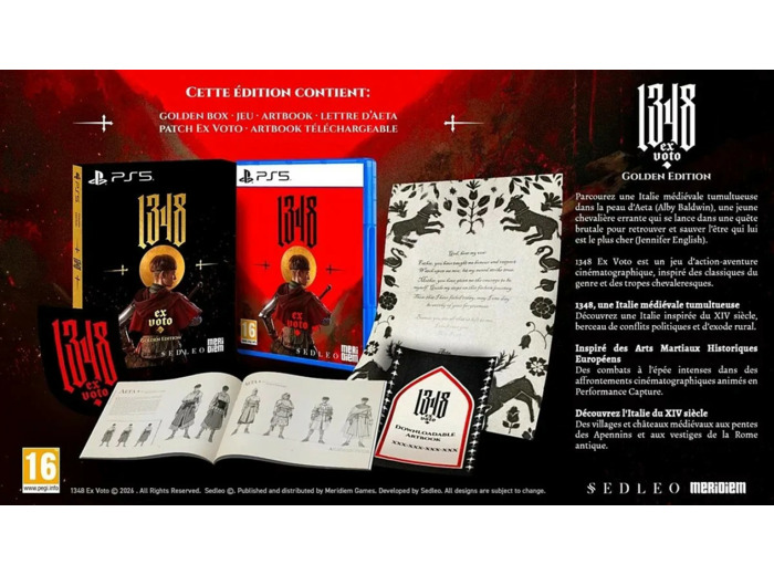 Jeu PS5 1348 Ex Voto Golden Edition