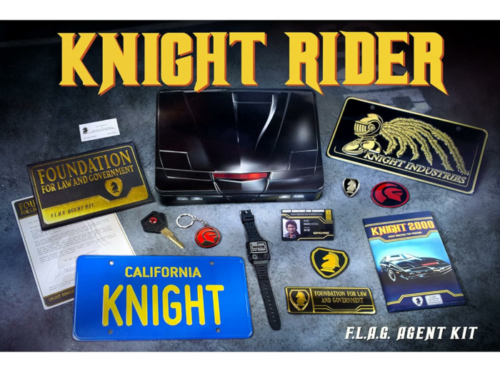 Knight Rider coffret cadeau F.L.A.G Agent Kit Gadgets K 2000