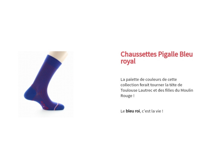 Pigalle bleu roy