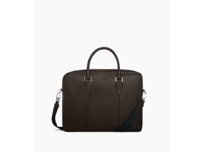 Porte documents 15" Marceau en cuir grainé moyen modèle