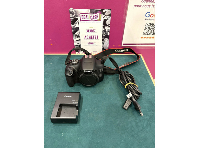 Appareil photo numérique - Reflex -Canon EOS 2000D - 24.1 MP - APS - C - 1080p / 30 pi/s - corps uniquement - Wi - Fi, NFC