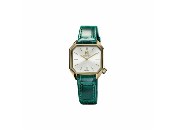 Montre March LA.B  Dandy Mansart Electric 30 mm - Continental - Bracelet en alligator noir