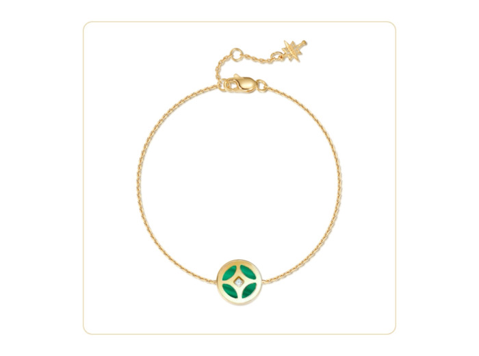Bracelet Monnaie Malachite