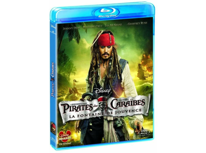 Blu-Ray Pirates des caraïbes 4 : la fontaine de jouvence
