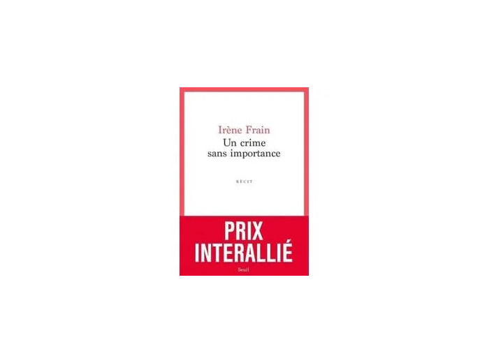 Livre Un crime sans importance
