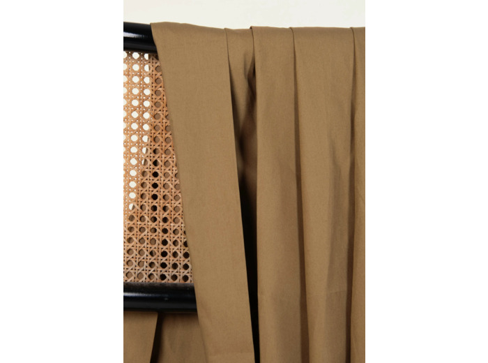 Atelier Brunette - Gabardine Déperlante Unie Iced Mocha
