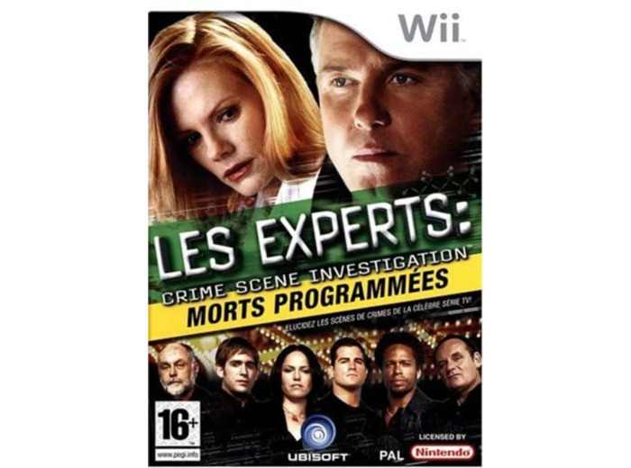 Jeu Wii Les experts CSI: morts programmées