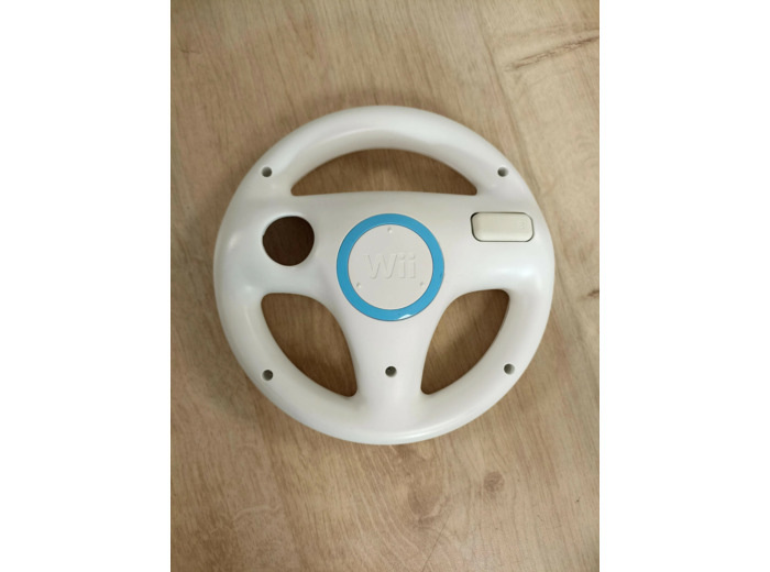 NINTENDO WII WHEEL VOLANT BLANC