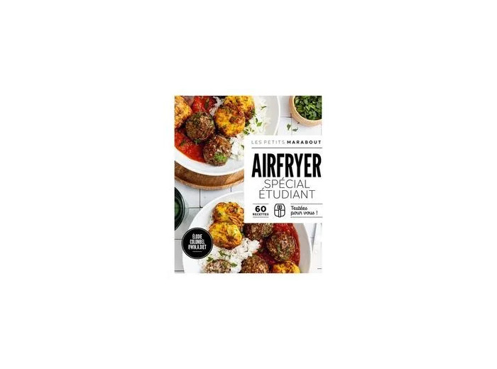 Livre Airfryer Spécial Étudiant - 60 Recettes Testées Pour Vous !