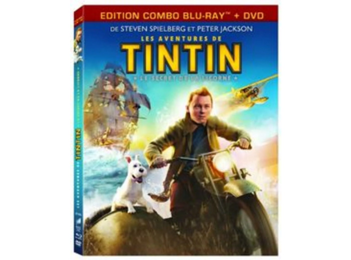 Blu-Ray Les Aventures de Tintin : Le secret de la Licorne - Combo Blu - ray + DVD