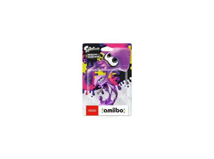 Amiibo Splatoon Calamar Inkling violet néon