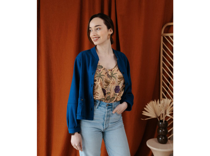 Singulière par Cousette – Patron Couture Veste Blouse Femme "Elyette" du XS au XXXL