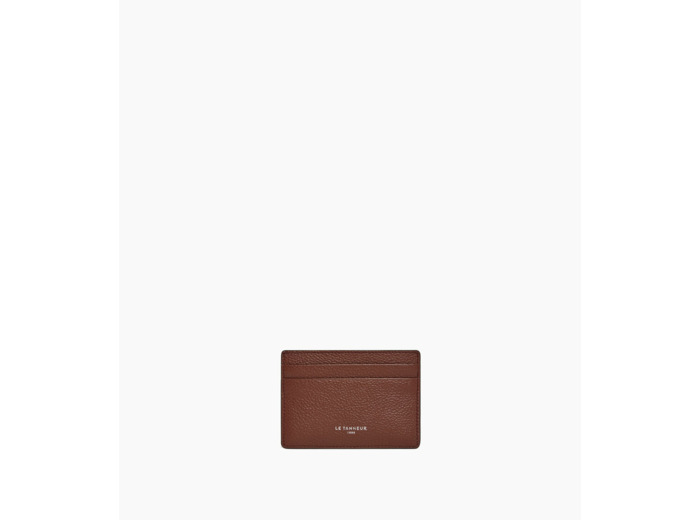 Porte cartes Emile en cuir grainé