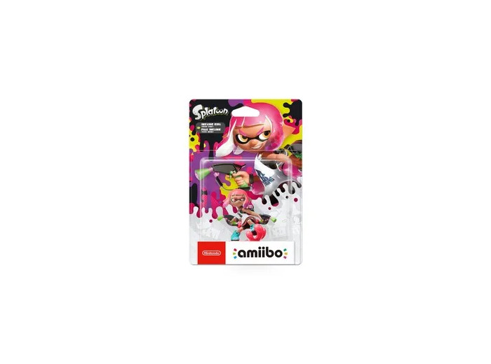 Figurine Amiibo Splatoon Fille rose néon Inkling