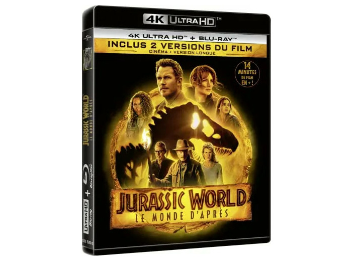 Blu-Ray Jurassic World : Le Monde d'après - 4K Ultra HD + - Version longue