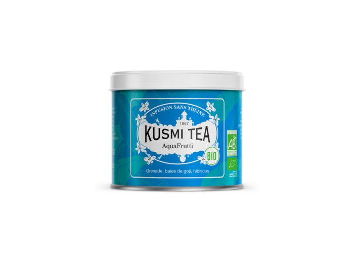 Infusions & Déthéinés AquaFrutti Bio - Boîte métal 100gr