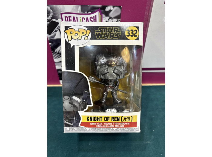 Figurine Pop Star Wars N° 332 - Knight of  Ren Chrome  (War Club)