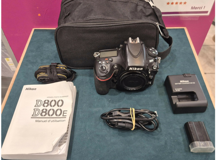 Nikon D800 boîtier nu - Reflex numérique 36.3 Mpix