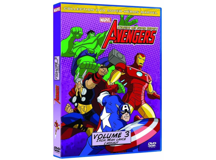 Dvd Avengers : l'équipe des super héros ! - Volume 3 - Iron Man lance l'assaut