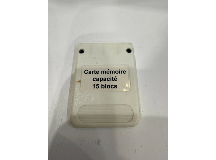 Carte mémoire 1 Mb (15 blocs) pour Sony Playstation 1 (PSX), PSOne, compatible PS2