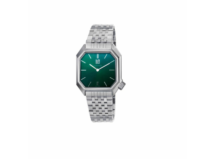 Montre March LA.B MANSART ELECTRIQUE 34 MM - FOREST - Acier 7 Maillons Plat