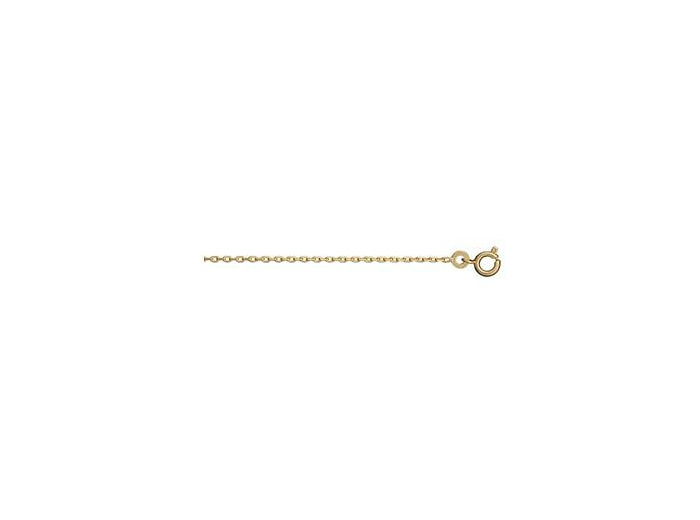 Chaîne forçat 1.6mm en plaqué or, 45cm