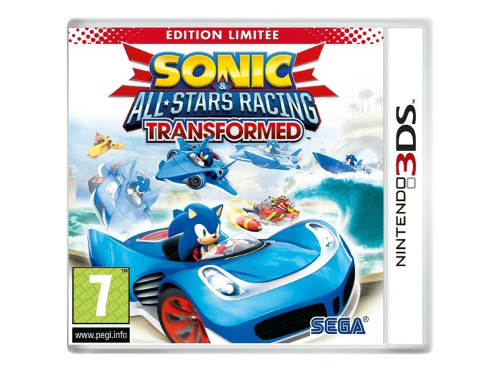 Jeu 3ds Sonic All Stars Racing Transformed Edition Limitee