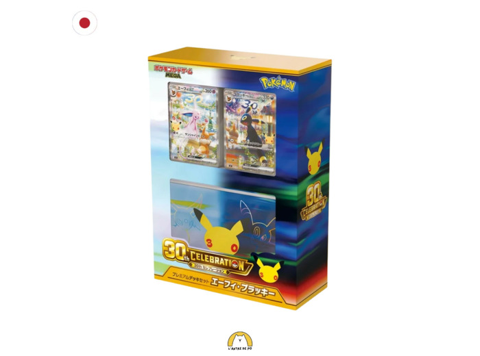 Précommande - Pokémon 30th CELEBRATION - Premium Deck Set Mentali & Noctali (JAP)