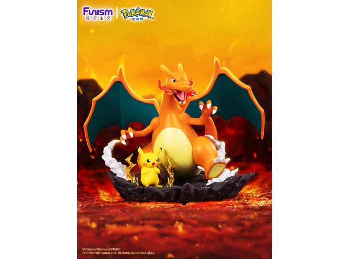 [FIGURINE] POKEMON - FUNISM Prime - Dracaufeu et Pikachu