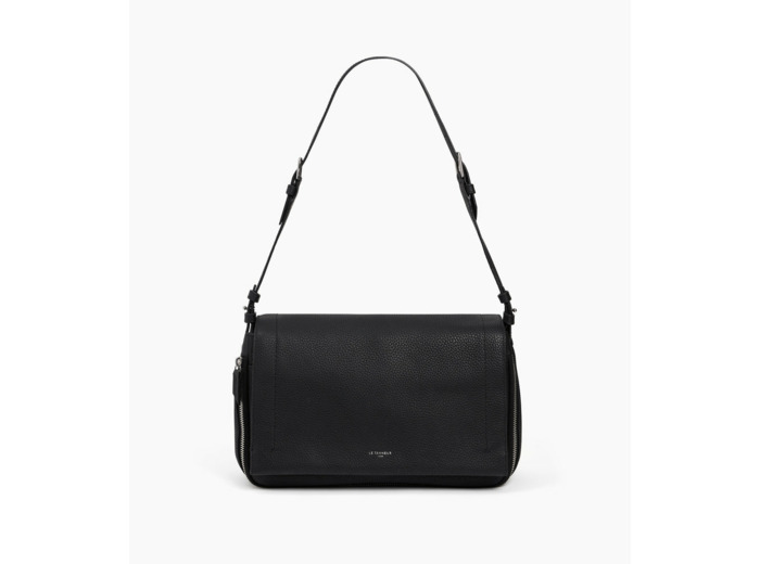 Sac bandoulière moyen modèle Aurore en cuir grainé
