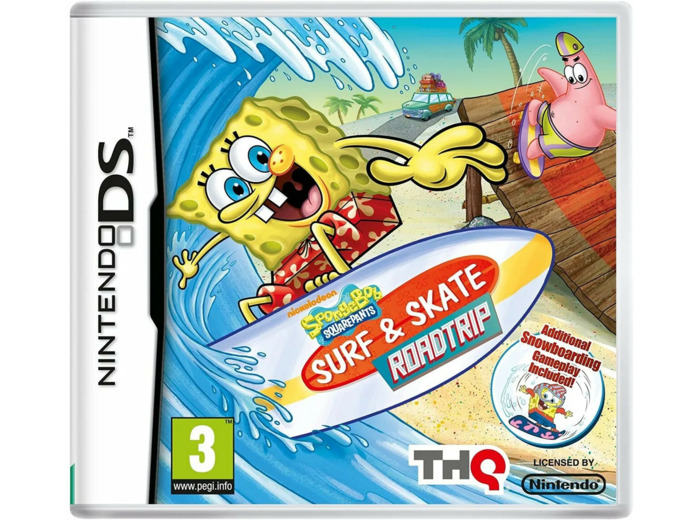 Jeu DS Bob L'Eponge : Surf & Skate Roadtrip