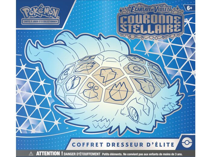 Pokémon Coffret Dresseur d’élite Écarlate et Violet Couronne Stellaire EV07 (neuf scellé, sous blister)