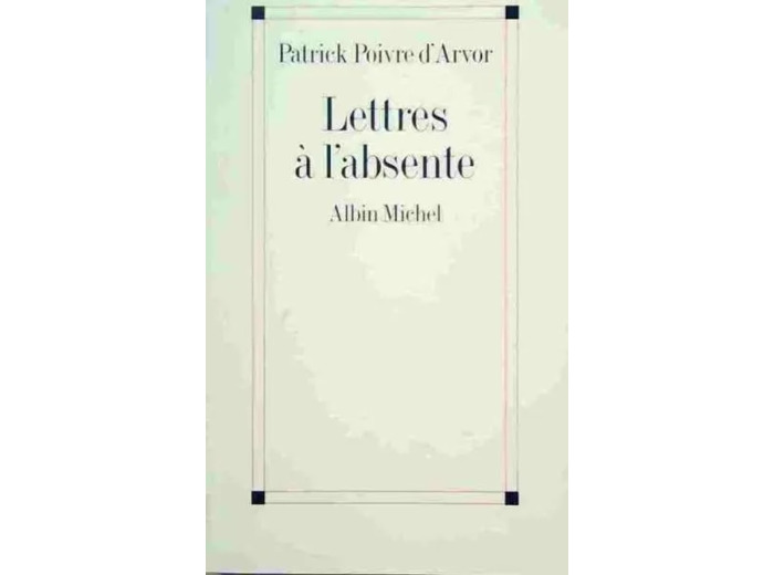 Livre Lettres a L'absente