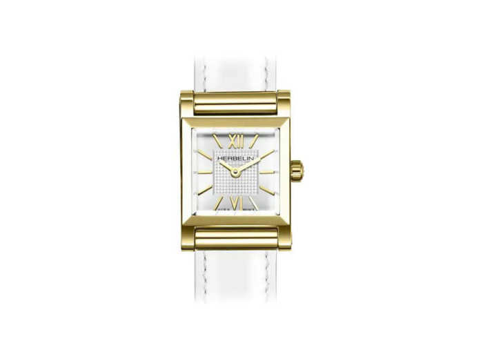 Montre HERBELIN Antarès boitier seul Carré Index Doré H17144P08