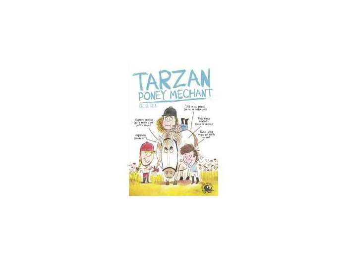 Livre Tarzan, poney méchant