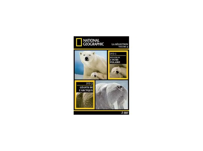 Dvd National Geographic - La sélection volume 3 - Le royaume de l'ours polaire + Les géants de l'Arctique