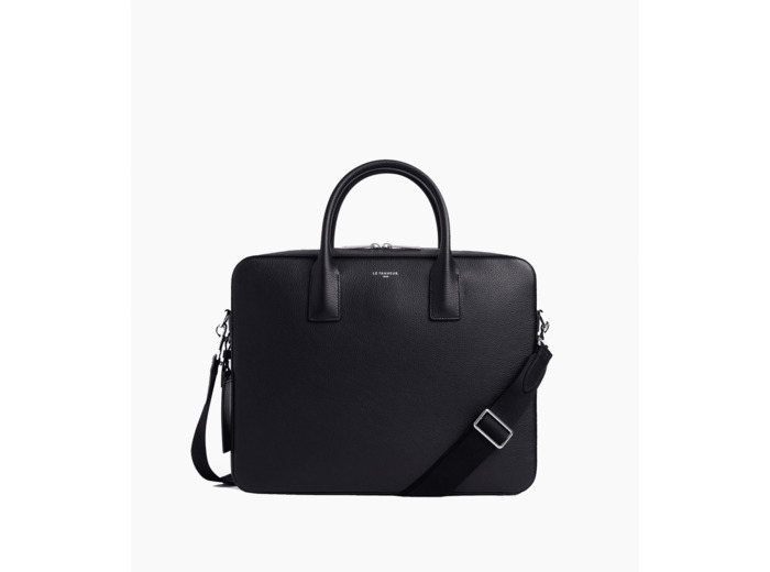 Porte documents 14" Emile en cuir grainé