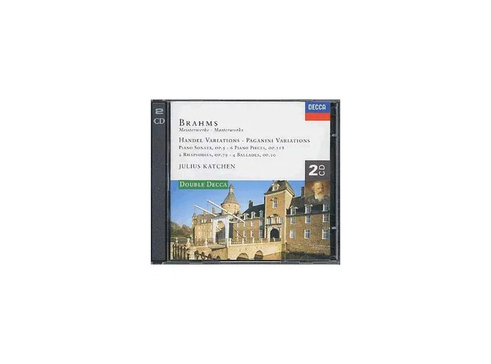 Cd Johannes Brahms - Handel Variations - Paganini Variations - Piano Sonata, Op.5 - 6 Piano Pieces, Op.118 - 2 Rhapsodies, Op.79 - 4 Ballades, Op.10 (1997)