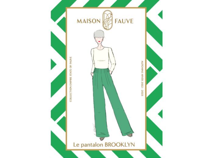 Maison Fauve - Patron Couture Pantalon "Brooklyn" du 34 au 52