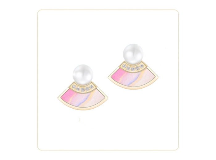 Boucles d'Oreilles Eventail