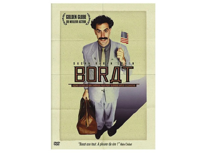 Dvd Borat, leçons culturelles sur l'Amérique au profit glorieuse nation Kazakhstan