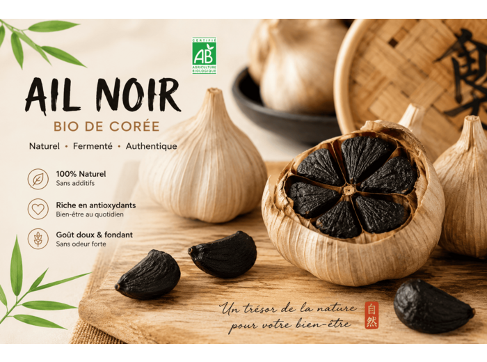 AIL NOIR BIO 5 TÊTES - CORÉE