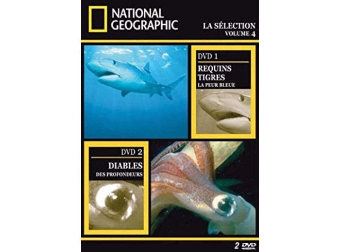 Dvd National Geographic : Les diables des profondeurs / requins tigres : la peur bleue - Edition digipack 2 DVD