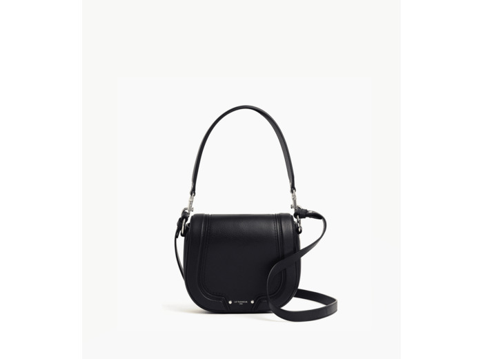 Sac bandoulière moyen modèle Ella en cuir grainé