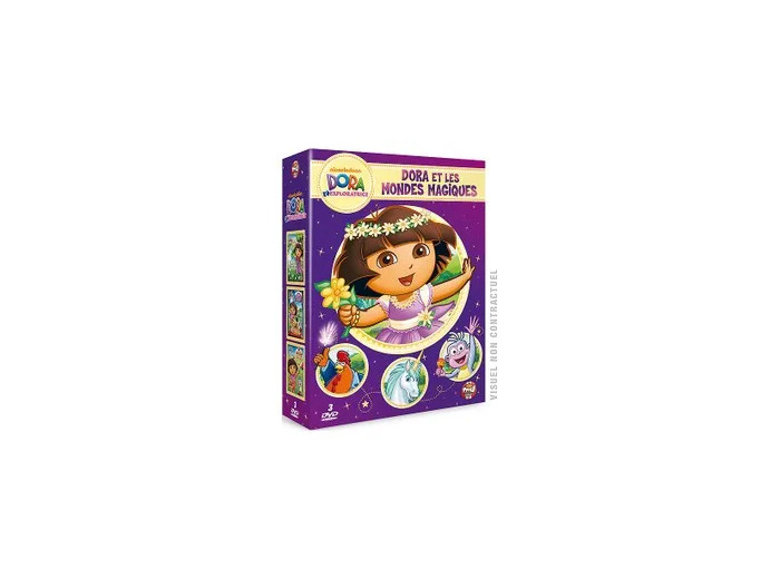 Dvd Dora l'exploratrice - Coffret - Dora et les mondes magiques - Pack