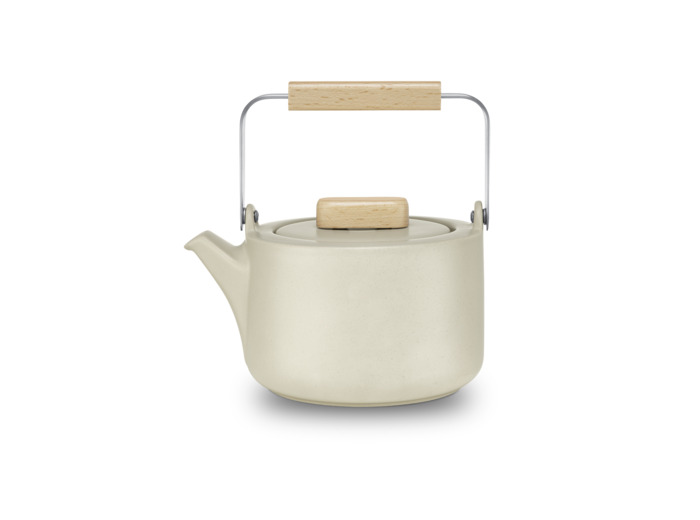 T.TOTEM Théière T.TOTEM 0,83L en céramique Beige mat