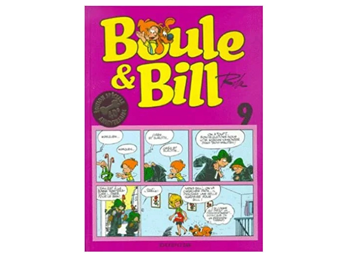 Livre Boule & Bill Tome 9. Edition Spéciale 40ème Anniversaire